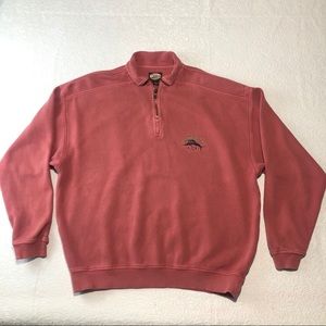 Tommy Bahama Relax Fit Pink Sweatshirt Mens Size M